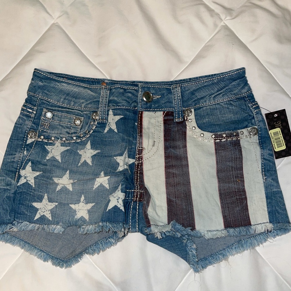 USA Miss Me Jean Shorts NWT
